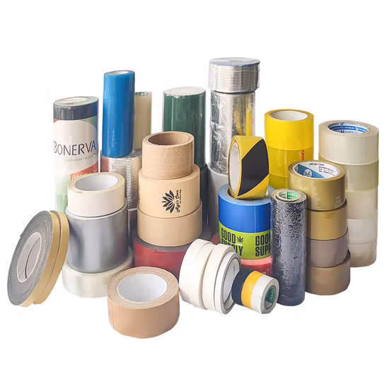 Waterproof Aluminum Foil/Copper/Double Sided Nano/PVC Electrical Insulation/Bitumen/Masking/OPP/BOPP Packing/Kraft Paper Packagingjumbo Roll Adhesive Tape