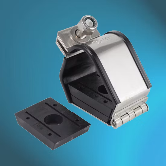 Кабельная скоба одинарного типа из нержавеющей стали со стандартным верхним кабельным зажимом