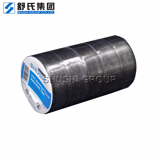 Изолирующая RoHS электрическая клейкая ПВХ электрическая резиновая пластиковая изоляционная лента